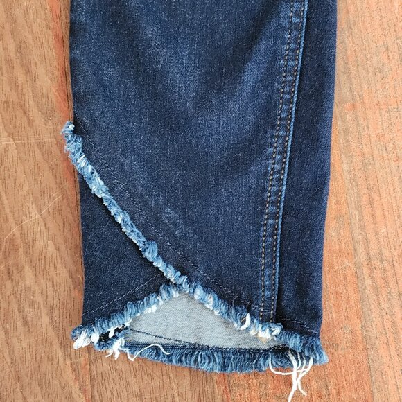 7 For All Mankind "JEN7" Dark Wash Ankle Skinny Jeans Size 4 - Picture 6 of 16